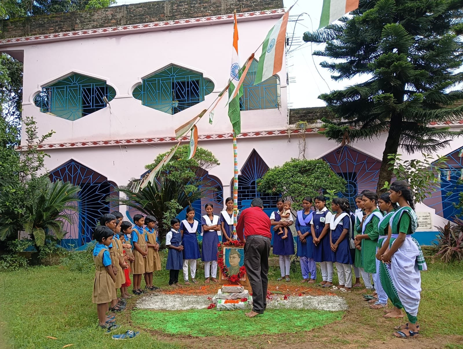 Children studying at ACS